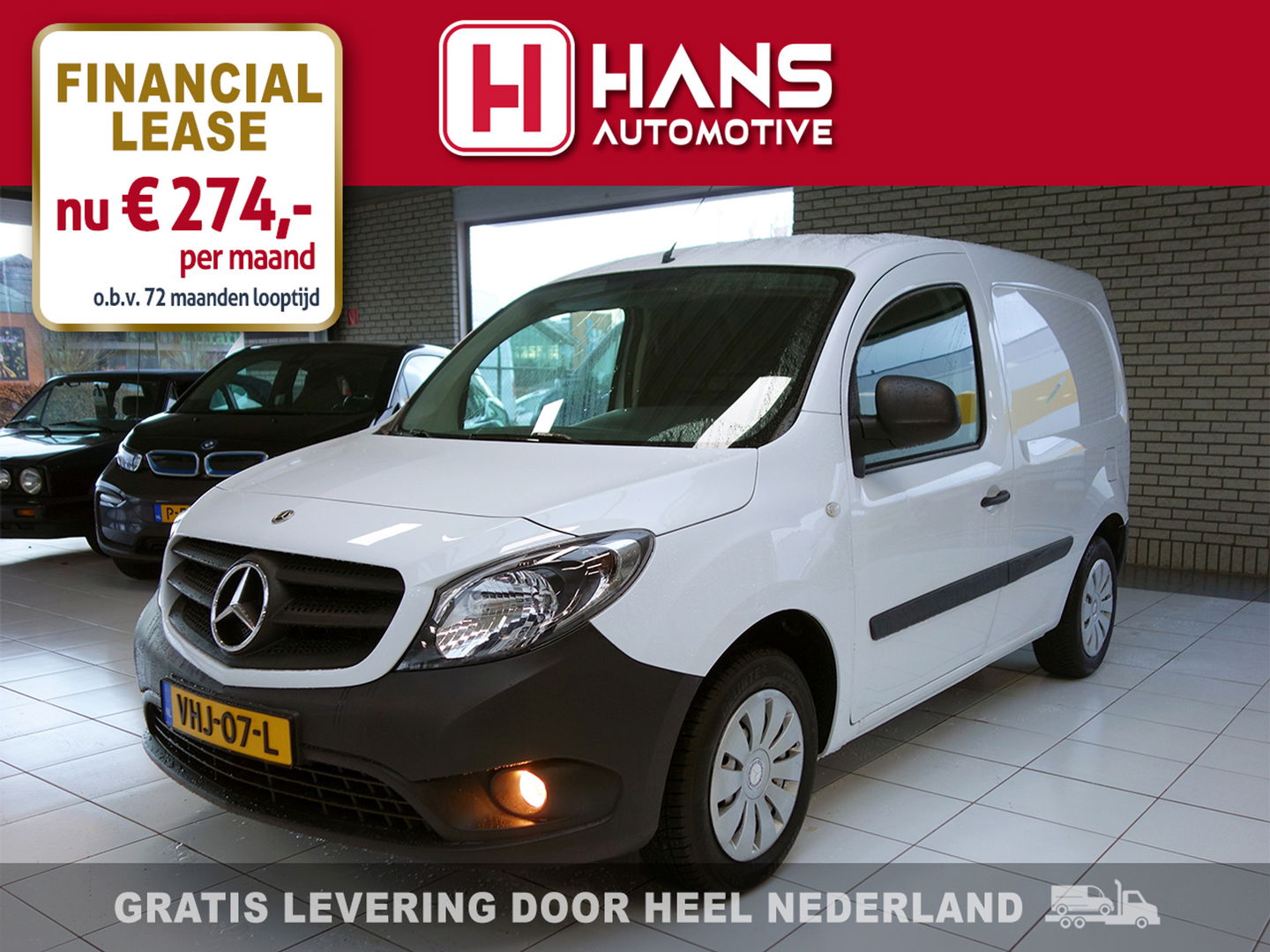Mercedes-Benz Citan 108 CDI Lengte 2 | Airco Lat-om-Lat Start/Stop Trekhaak 