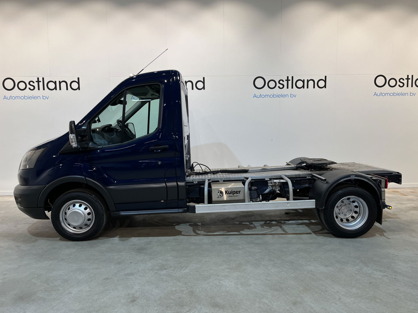 Ford Transit 350 2.0 TDCI 170 PK BE Trekker met Kuiper semi dieplader 2021 met 3.570 KG Laadvermogen / Euro 6 / Airco / Cruise Control / 32.551 KM !!