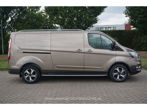 Ford Transit Custom 300L Active 130PK BPM VRIJ!! Airco, Apple CP/Android Auto / Camera, 17"LM!! NR. 396