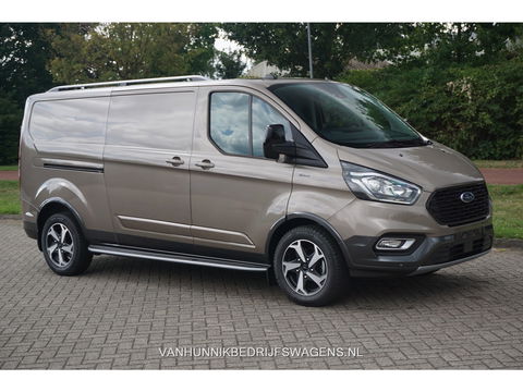 Ford Transit Custom 300L Active 130PK BPM VRIJ!! Airco, Apple CP/Android Auto / Camera, 17"LM!! NR. 396
