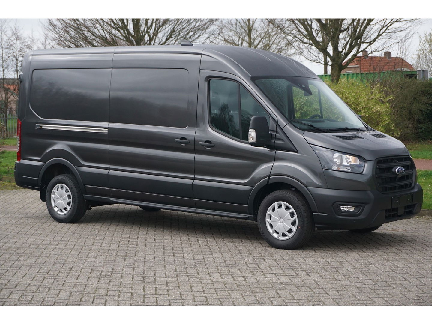 Ford Transit 350L 130PK L3H2 Trend BPM VRIJ!! Clima, 12" Sync 4 scherm Navi, 270° deur, Trekhaak!! NR. 330