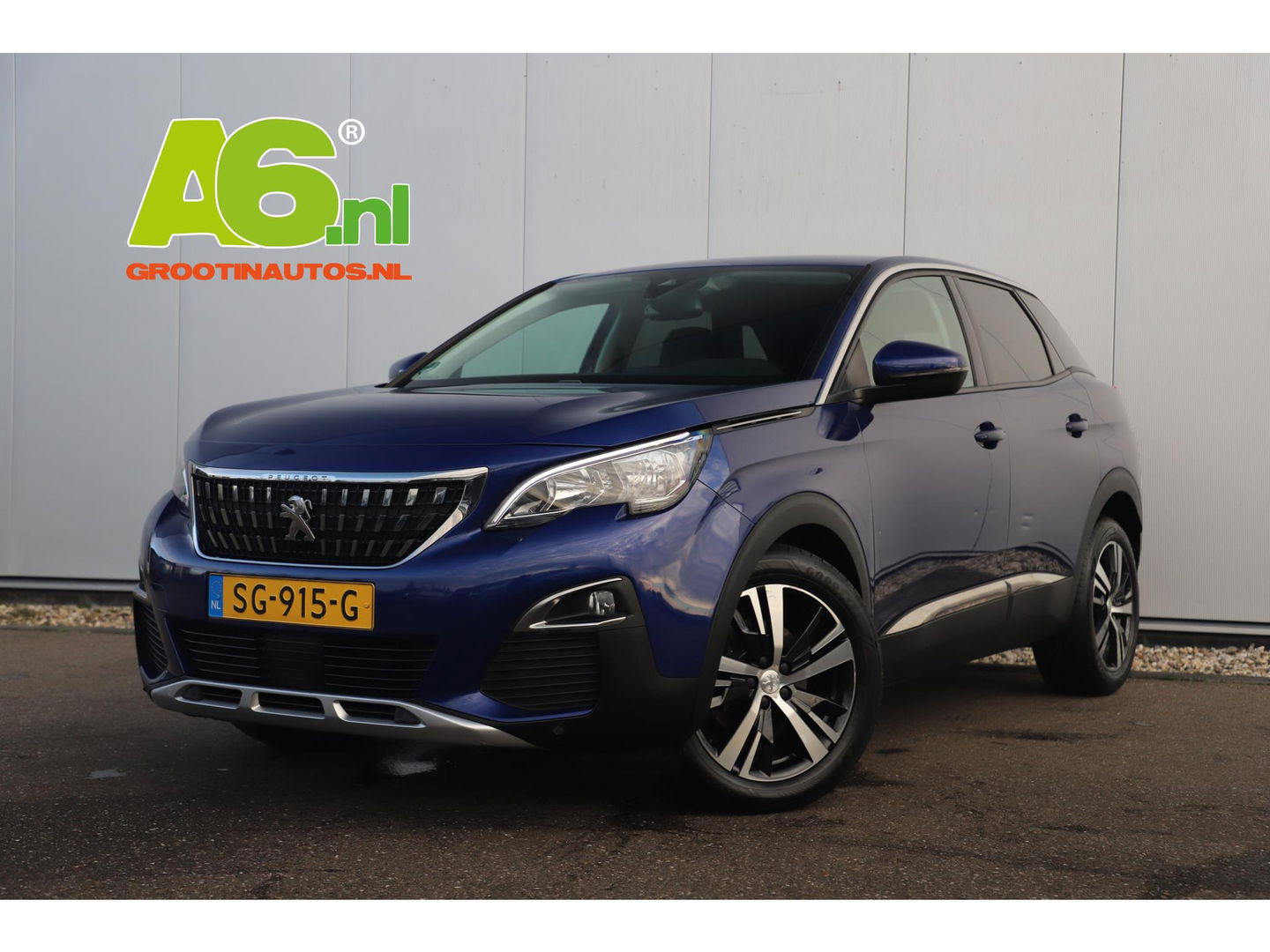 Peugeot 3008 1.6 e-THP Blue Lease Premium Automaat Navigatie Keyless Half Leder Cruise Lane Assist LMV Carplay Android Bluetooth