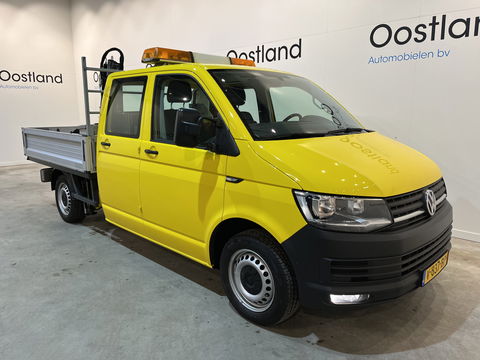 Volkswagen Transporter 2.0 TDI L2H1 Open Laadbak / Hiab T-CLX 009 Kraan / Euro 6 / 220V. / Aluca Kast / Airco / Cruise Control / Trekhaak