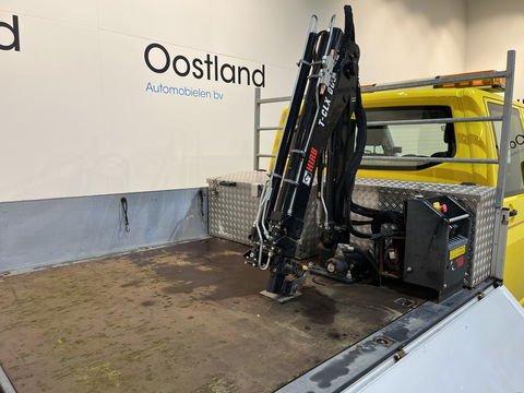 Volkswagen Transporter 2.0 TDI L2H1 Open Laadbak / Hiab T-CLX 009 Kraan / Euro 6 / 220V. / Aluca Kast / Airco / Cruise Control / Trekhaak