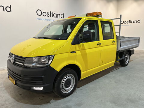 Volkswagen Transporter 2.0 TDI L2H1 Open Laadbak / Hiab T-CLX 009 Kraan / Euro 6 / 220V. / Aluca Kast / Airco / Cruise Control / Trekhaak