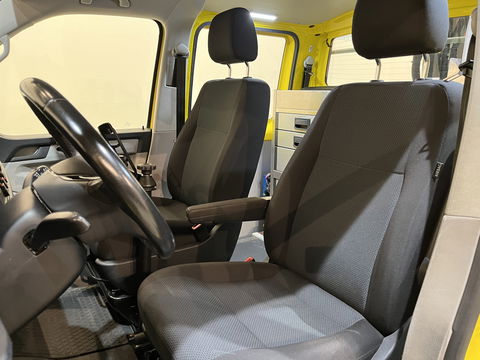 Volkswagen Transporter 2.0 TDI L2H1 Open Laadbak / Hiab T-CLX 009 Kraan / Euro 6 / 220V. / Aluca Kast / Airco / Cruise Control / Trekhaak