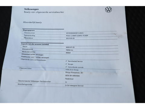 Volkswagen Polo 1.0 TSI Comfortline 95PK Virtual Cockpit 15 inch LMV Adaptive Cruise Navigatie Carplay Android Bluetooth Airco