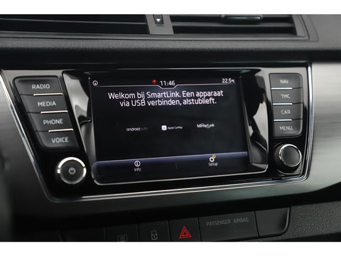 Škoda Fabia Combi 1.0 TSI Sport 95PK RS Stoelen Navigatie Airco Keyless Cruise 16 inch LMV PDC Getint Glas Zwarte Hemel
