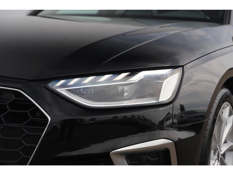Audi A4 Avant 35 TDI S-Line Sport 164PK Automaat Trekhaak Half Leder Virtual Cockpit Ambianceverlichting Groot Navigatie Draadloos Carplay Android Elektrische Achterklep Clima Cruise PDC 18 inch LMV