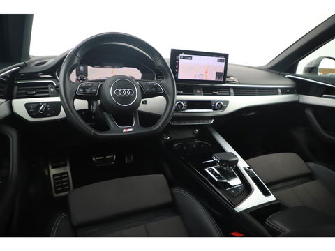 Audi A4 Avant 35 TDI S-Line Sport 164PK Automaat Trekhaak Half Leder Virtual Cockpit Ambianceverlichting Groot Navigatie Draadloos Carplay Android Elektrische Achterklep Clima Cruise PDC 18 inch LMV
