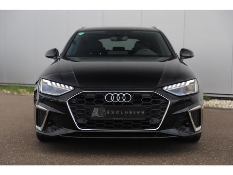 Audi A4 Avant 35 TDI S-Line Sport 164PK Automaat Trekhaak Half Leder Virtual Cockpit Ambianceverlichting Groot Navigatie Draadloos Carplay Android Elektrische Achterklep Clima Cruise PDC 18 inch LMV