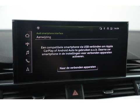 Audi A4 Avant 35 TDI S-Line Sport 164PK Automaat Trekhaak Half Leder Virtual Cockpit Ambianceverlichting Groot Navigatie Draadloos Carplay Android Elektrische Achterklep Clima Cruise PDC 18 inch LMV