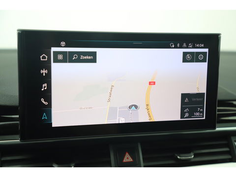 Audi A4 Avant 35 TDI S-Line Sport 164PK Automaat Trekhaak Half Leder Virtual Cockpit Ambianceverlichting Groot Navigatie Draadloos Carplay Android Elektrische Achterklep Clima Cruise PDC 18 inch LMV