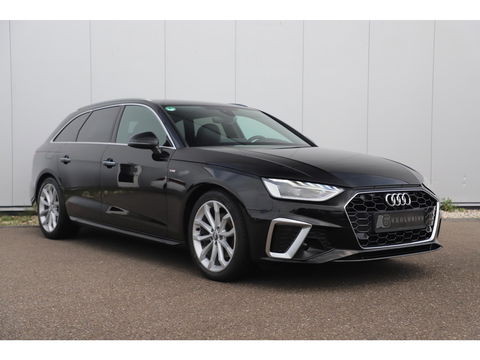 Audi A4 Avant 35 TDI S-Line Sport 164PK Automaat Trekhaak Half Leder Virtual Cockpit Ambianceverlichting Groot Navigatie Draadloos Carplay Android Elektrische Achterklep Clima Cruise PDC 18 inch LMV