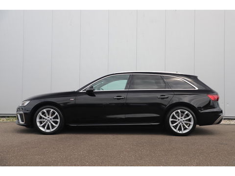 Audi A4 Avant 35 TDI S-Line Sport 164PK Automaat Trekhaak Half Leder Virtual Cockpit Ambianceverlichting Groot Navigatie Draadloos Carplay Android Elektrische Achterklep Clima Cruise PDC 18 inch LMV