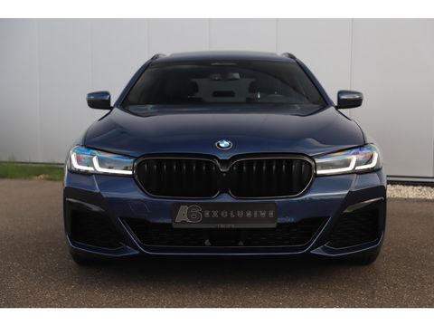 BMW 5 Serie Touring 530i High Executive 252PK M Sport Laser LED Panoramadak Harman Kardon Wegklapbare Trekhaak Nappa Leder Memory Sfeerverlichting Shadow Line 360 Camera
