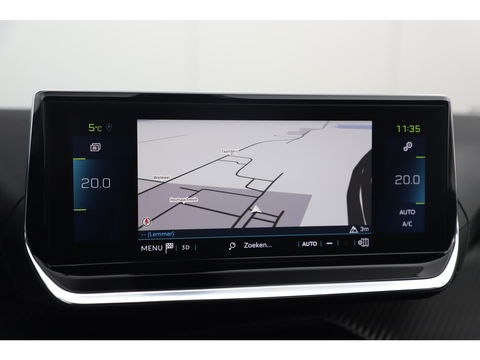 Peugeot e-208 EV Allure 50 kWh Automaat Half Leder Navigatie Camera Clima Cruise PDC LMV Carplay Android Bluetooth