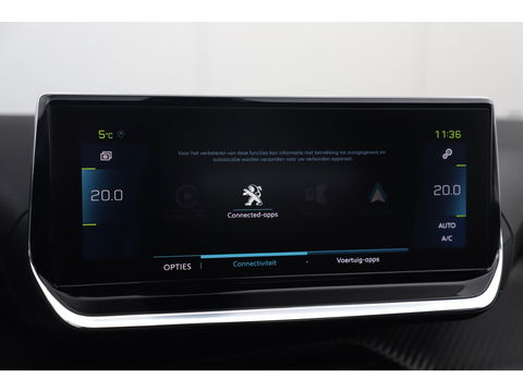 Peugeot e-208 EV Allure 50 kWh Automaat Half Leder Navigatie Camera Clima Cruise PDC LMV Carplay Android Bluetooth