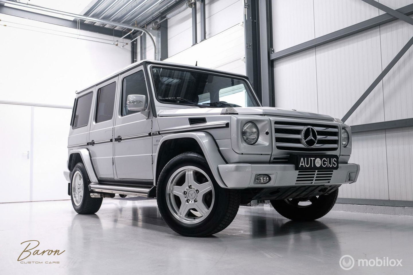Mercedes-Benz G-Klasse AMG G55 | Youngtimer | Fiscaal aantrekkelijk | Lease | Bilstein B4 | Briljant Silver