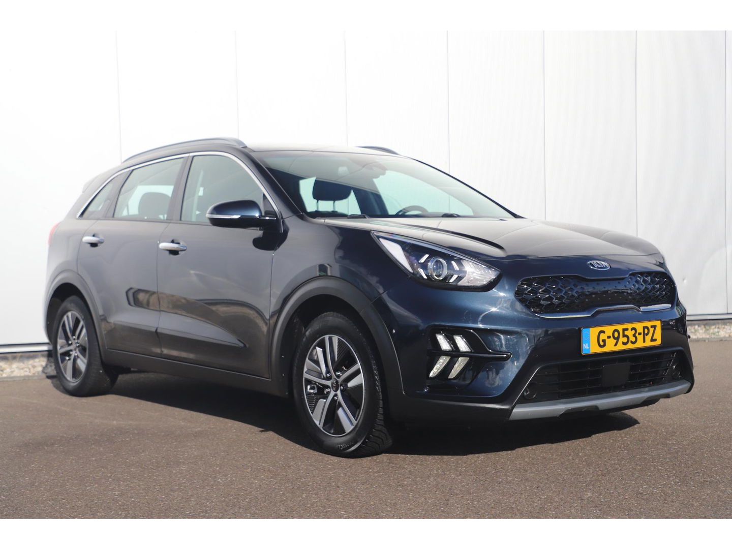 Kia Niro 1.6 GDi Hybrid DynamicLine Nieuw Model Half Leder Navigatie Achteruitrijcamera Carplay Android LED Adaptive Cruise Lane Assist