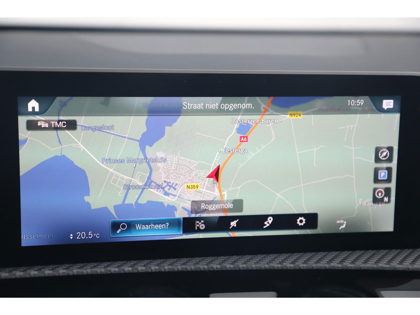 Mercedes-Benz A-Klasse 160 Advantage Widescreen Full LED Sportstoelen Navigatie Camera Clima Cruise Carplay android 17 inch LMV Lane Assist Parkeersensor