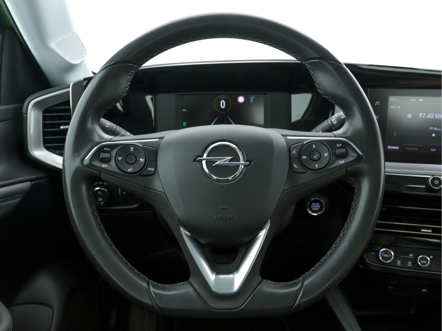 Opel Mokka-e Elegance 50-kWh 11kw Blue Ultimate [ 3-Fase ] (INCL-BTW) Aut. *HEAT-PUMP | FULL-LED |  CCS-FASTLOADER | MICROFIBRE | KEYLESS | DIGI-COCKPIT | CARPLAY | DAB | AMBIENT-LIGHT | ADAPT.CRUISE | SPORT-SEATS | 17"ALU*
