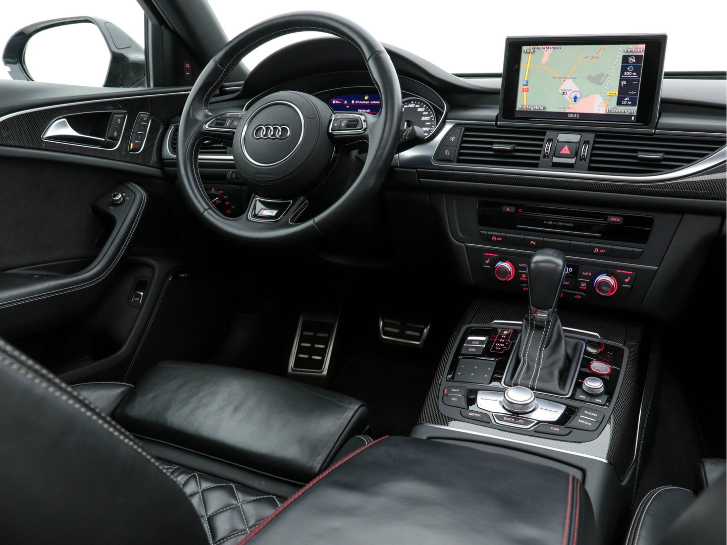 Audi S6 Avant 4.0 TFSI Pro Line Plus *PANO | RS-VALCONA-FULL-LEATHER  | ADAPTIVE-CRUISE | MATRIX-LED | CARBON-INT. | BOSE-SURROUND | DAB | AIR-SUSPENSION | CAMERA | NAVI-FULLMAP | ECC | PDC | MEMORY*