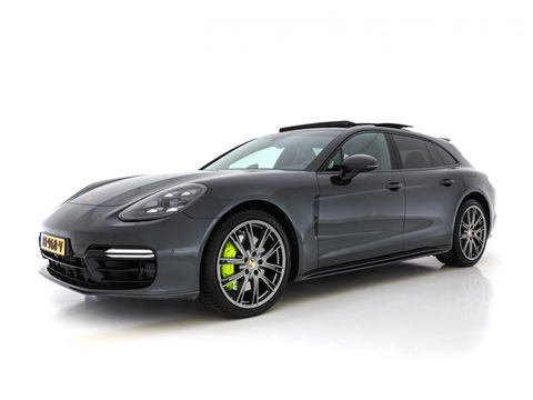 Porsche Panamera Sport Turismo Sport-Chrono-Pack 2.9 4 E-Hybrid [NL-AUTO] Aut. *PANO | NAPPA-LEATHER | NAVI-FULLMAP | AIR-SUSPENSION | KEYLESS | BOSE-SURROUND | SOFT-CLOSE | ADAPT-CRUISE | SURROUND-VIEW | DAB | MEMORY-PACK | CARPLAY | SPORT-SEATS | ...