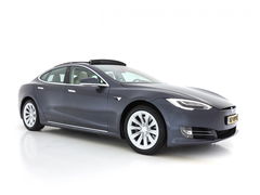 Tesla Model S 235 kw Base Premium-Pack Sound-Studio-Pack [ 3-Fase ] (INCL-BTW) *PANO | NAPPA-FULL-LEATHER |  FULL-LED | NAVI-FULLMAP | SURROUND-VIEW | KEYLESS |  AUTO-PILOT | LANE-ASSIST | DAB | DIGI-COCKPIT | SPORT-SEATS | 19"ALU*