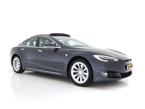 Tesla Model S 235 kw Base Premium-Pack Sound-Studio-Pack [ 3-Fase ] (INCL-BTW) *PANO | NAPPA-FULL-LEATHER |  FULL-LED | NAVI-FULLMAP | SURROUND-VIEW | KEYLESS |  AUTO-PILOT | LANE-ASSIST | DAB | DIGI-COCKPIT | SPORT-SEATS | 19"ALU*