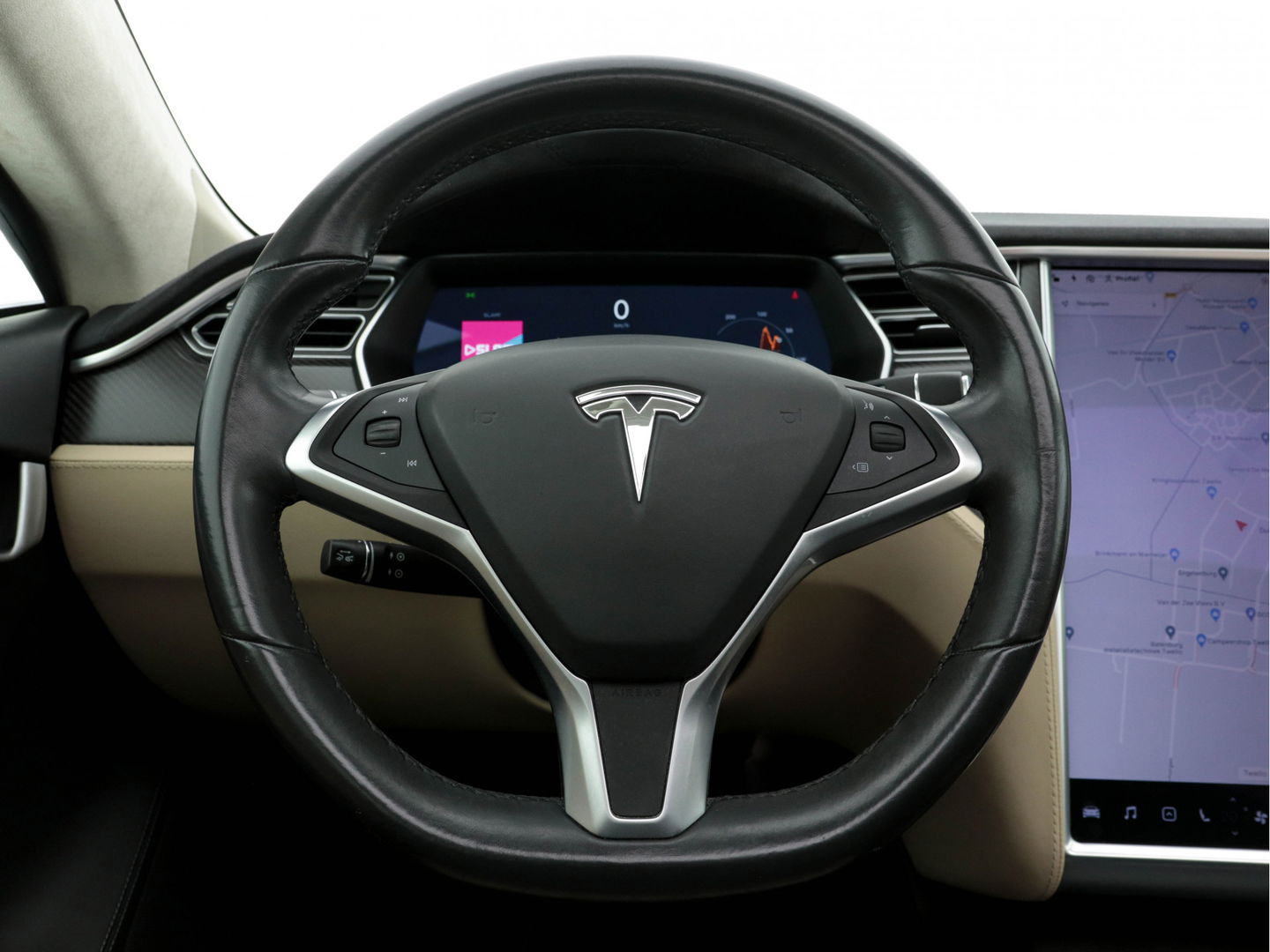 Tesla Model S 235 kw Base Premium-Pack Sound-Studio-Pack [ 3-Fase ] (INCL-BTW) *PANO | NAPPA-FULL-LEATHER |  FULL-LED | NAVI-FULLMAP | SURROUND-VIEW | KEYLESS |  AUTO-PILOT | LANE-ASSIST | DAB | DIGI-COCKPIT | SPORT-SEATS | 19"ALU*