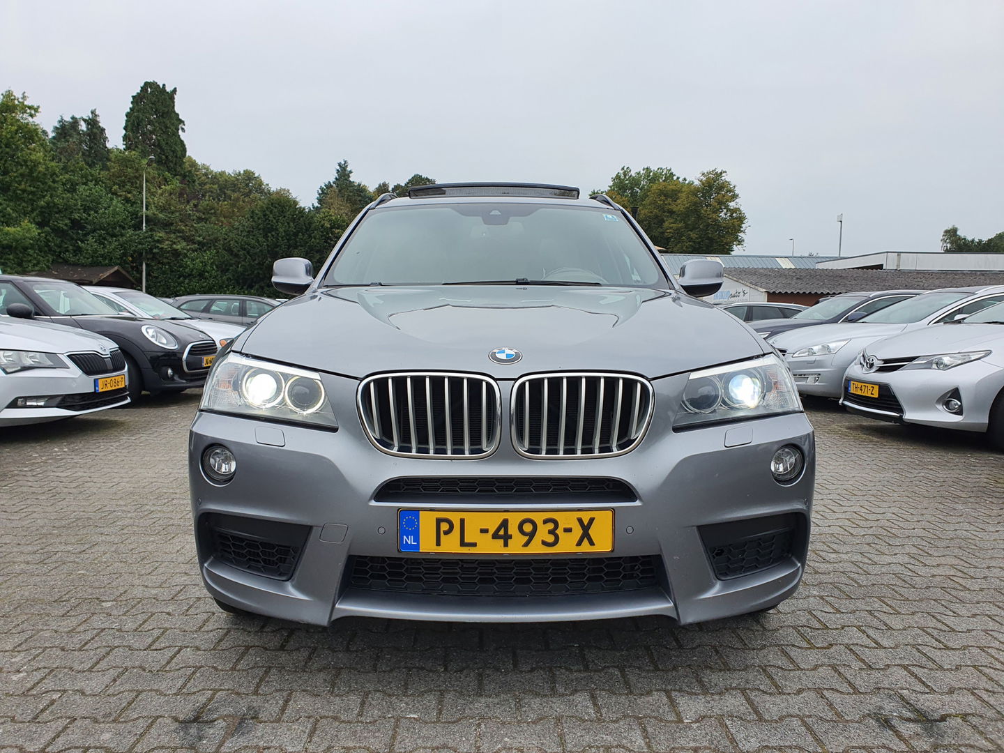 BMW X3 XDrive35d M-Sport-Pack [ MOTOR-DEFECT ] Aut. * PANO | NEVADA-FULL-LEATHER | BI-XENON | KEYLESS  | NAVI-FULLMAP | DAB | SHIFT-PADDLES | CRUISE | MEMORY-PACK | HEAD-UP | LANE-ASSIST | SPORT-SEATS | TOWBAR | 18"ALU*