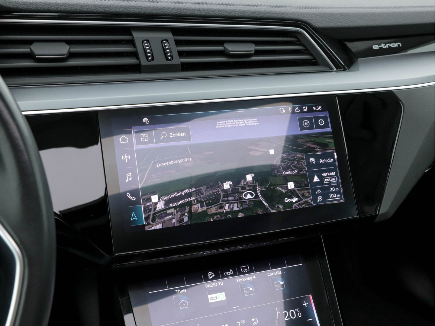 Audi e-tron E-tron 50 Quattro Launch Edition-Plus [ 3-Fase ] Aut. *PANO | LUXURY-LEATHER | FULL-LED | DIGI-COCKPIT | NAVI-FULLMAP | KEYLESS | BLINDSPOT | MEMORY-PACK | ADAPTIVE-CRUISE | SHIFT-PADDLES | TOWBAR | HEATED-COMFORT-SEATS | 20"ALU*