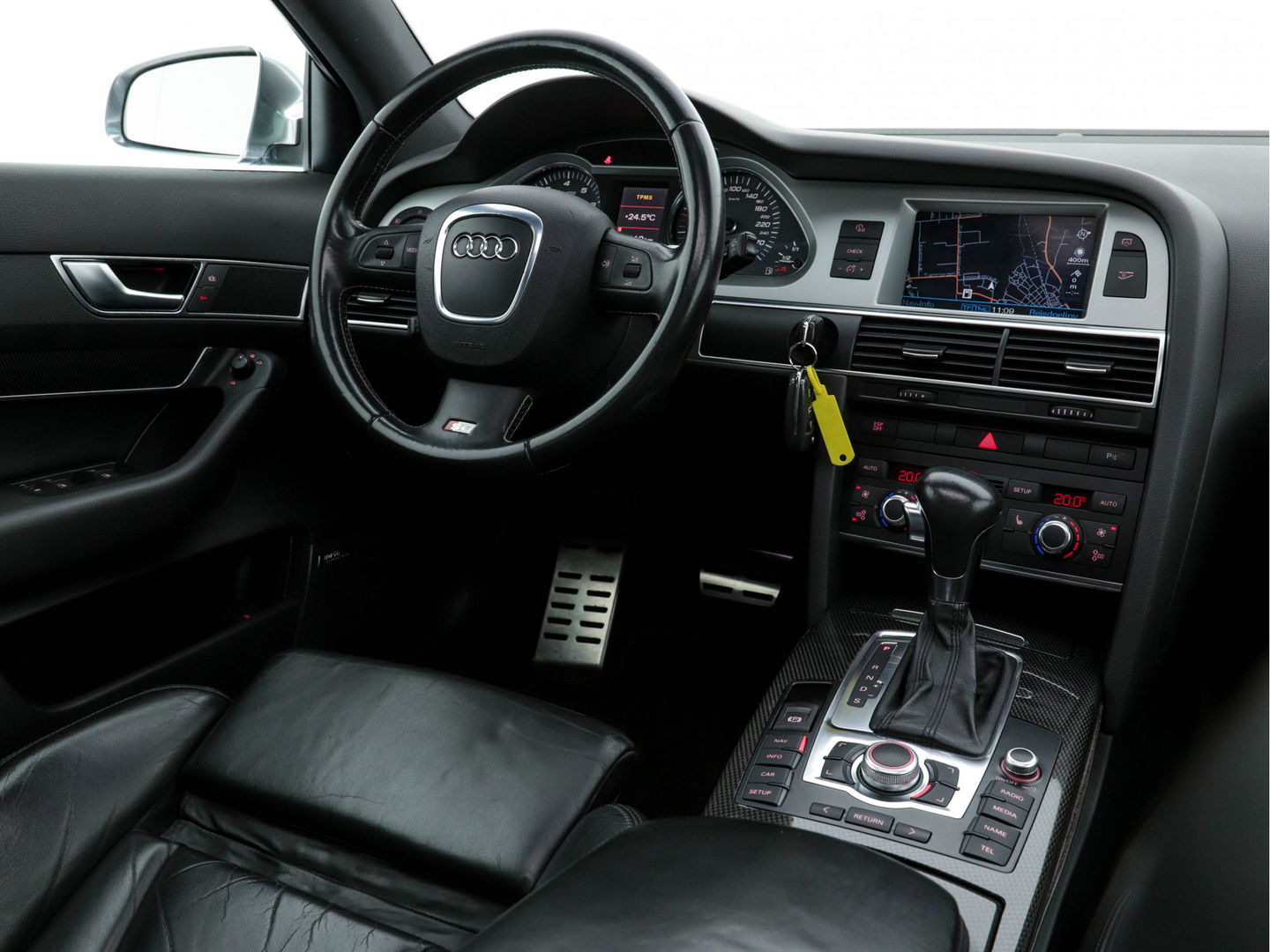 Audi S6 Avant S6 5.2 FSI Quattro [ DISTRIBUTIE-KETTING MOET VERVANGEN WORDEN ] Aut. *PANO | VALCONA-FULL-LEATHER | NAVI-FULLMAP | SPORT-SEATS | BOSE-SURROUND | ECC | PDC | CRUISE | 18"ALU*