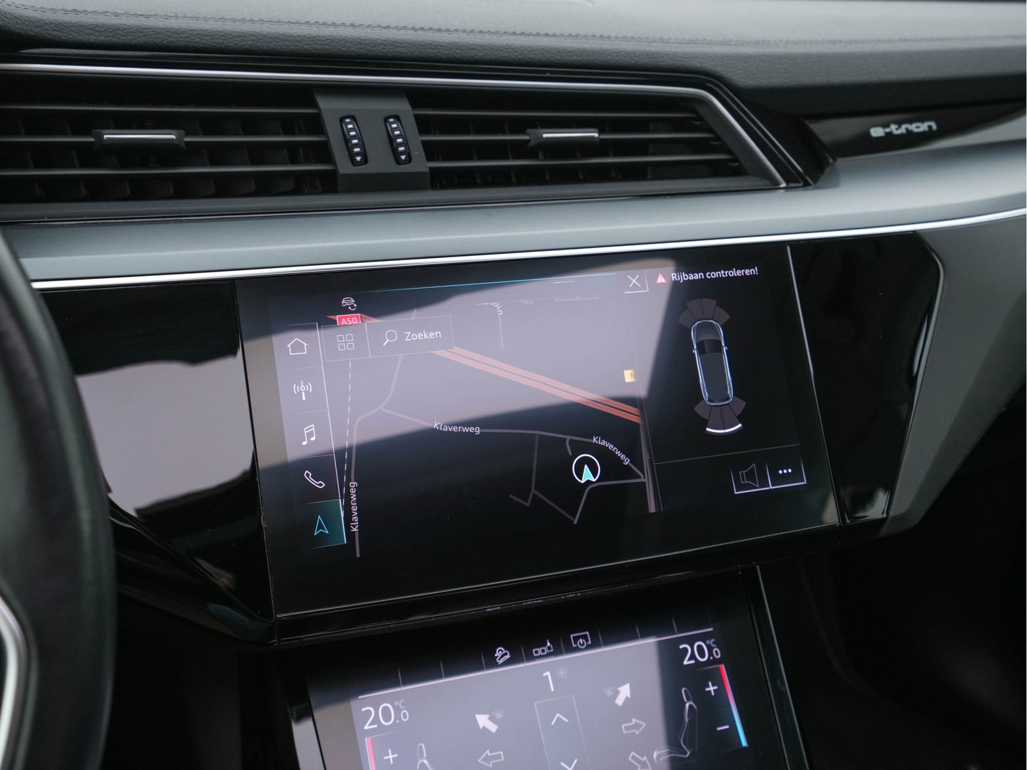 Audi e-tron 50 Quattro Launch Edition plus 71 kWh [ 3-Fase ] (INCL-BTW) *PANO | MILANO-FULL-LEATHER | ADAPT.CRUISE | FULL-LED | DIGI-COCKPIT | KEYLESS | MEMORY-PACK | CAMERA | NAVI-FULLMAP | SHIFT-PADDLES | COMFORT-SEATS | 20''ALU*