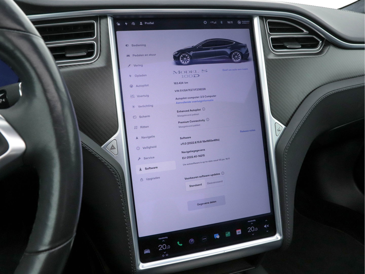 Tesla Model S 100D - 307 Kw AWD [ 3-Fase ] (INCL-BTW) *PANO | FULL-LEATHER  | FULL-LED | DIGI-COCKPIT | SURROUND-VIEW | AUTO-PILOT | AIR-SUSPENSION |  KEYLESS | CRUISE | SPORT-SEATS | 19"ALU*