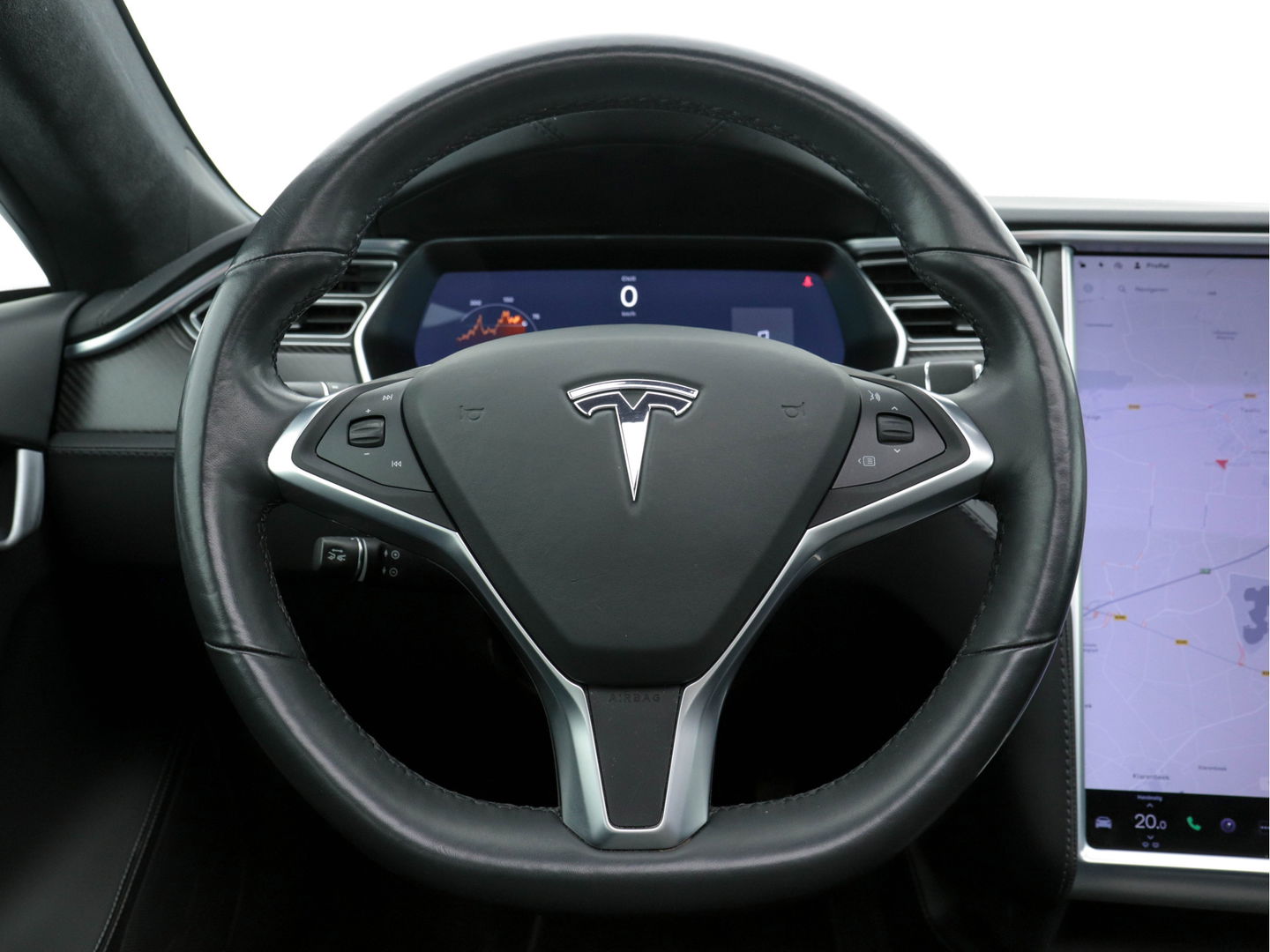 Tesla Model S 100D - 307 Kw AWD [ 3-Fase ] (INCL-BTW) *PANO | FULL-LEATHER  | FULL-LED | DIGI-COCKPIT | SURROUND-VIEW | AUTO-PILOT | AIR-SUSPENSION |  KEYLESS | CRUISE | SPORT-SEATS | 19"ALU*