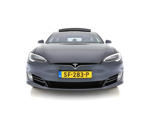 Tesla Model S 100D - 307 Kw AWD [ 3-Fase ] (INCL-BTW) *PANO | FULL-LEATHER  | FULL-LED | DIGI-COCKPIT | SURROUND-VIEW | AUTO-PILOT | AIR-SUSPENSION |  KEYLESS | CRUISE | SPORT-SEATS | 19"ALU*