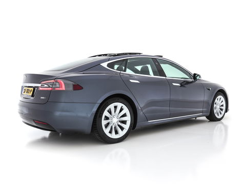 Tesla Model S 100D - 307 Kw AWD [ 3-Fase ] (INCL-BTW) *PANO | FULL-LEATHER  | FULL-LED | DIGI-COCKPIT | SURROUND-VIEW | AUTO-PILOT | AIR-SUSPENSION |  KEYLESS | CRUISE | SPORT-SEATS | 19"ALU*