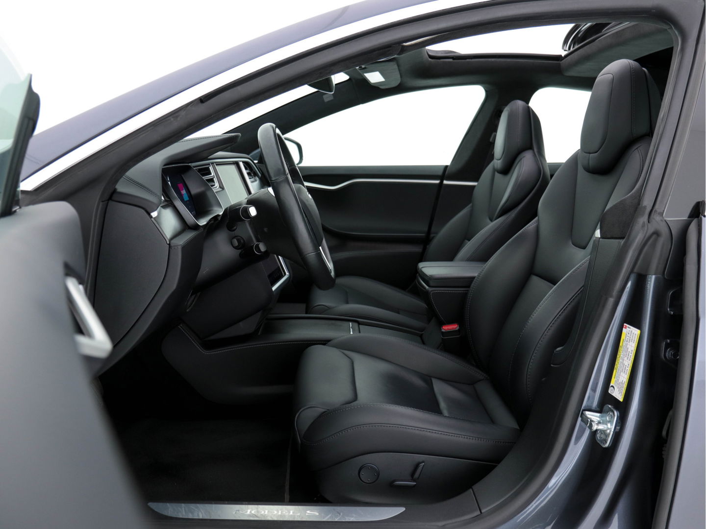 Tesla Model S 100D - 307 Kw AWD [ 3-Fase ] (INCL-BTW) *PANO | FULL-LEATHER  | FULL-LED | DIGI-COCKPIT | SURROUND-VIEW | AUTO-PILOT | AIR-SUSPENSION |  KEYLESS | CRUISE | SPORT-SEATS | 19"ALU*