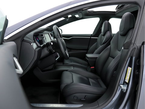 Tesla Model S 100D - 307 Kw AWD [ 3-Fase ] (INCL-BTW) *PANO | FULL-LEATHER  | FULL-LED | DIGI-COCKPIT | SURROUND-VIEW | AUTO-PILOT | AIR-SUSPENSION |  KEYLESS | CRUISE | SPORT-SEATS | 19"ALU*