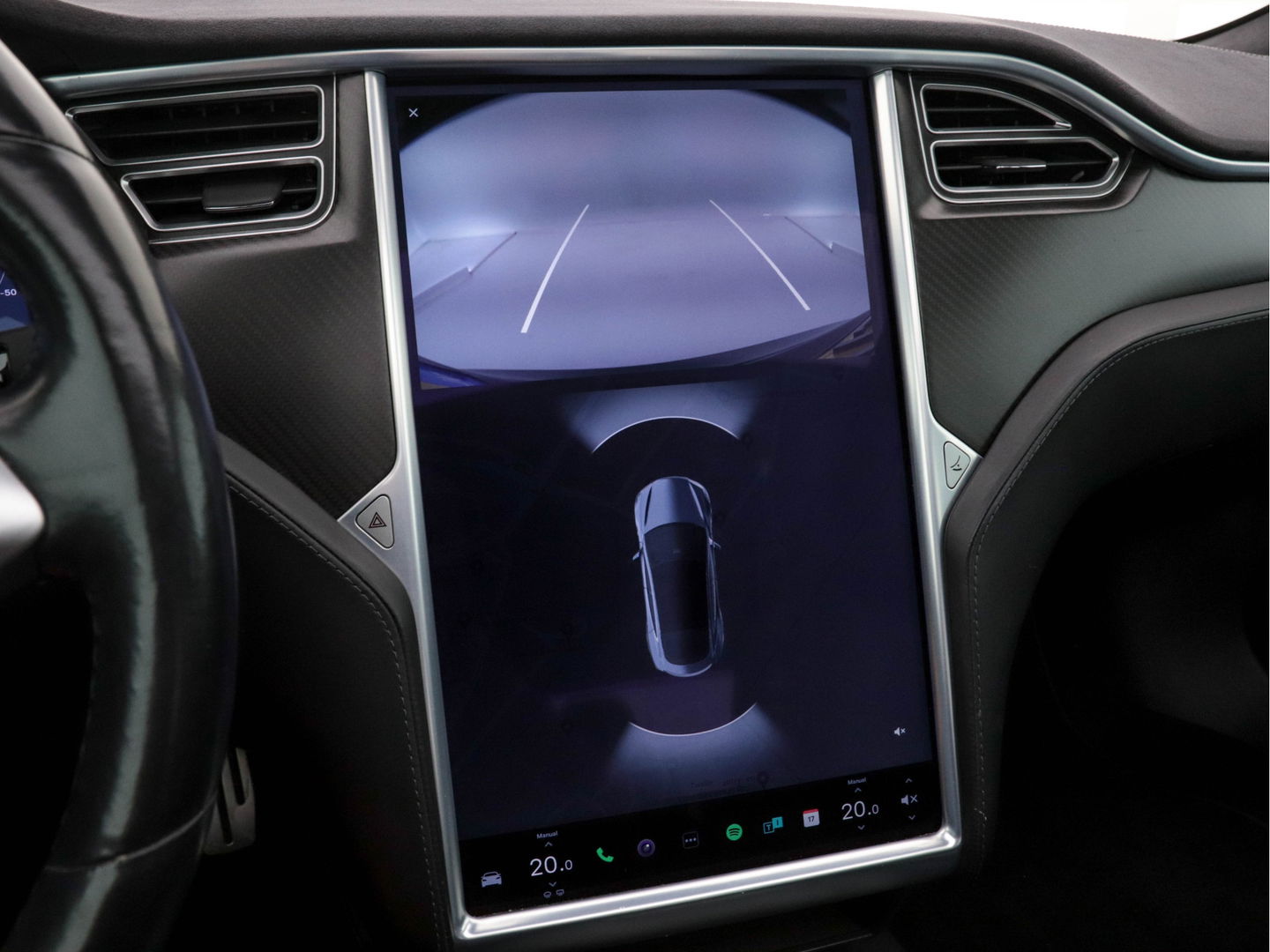 Tesla Model S P85D Performance-Pack AWD [ 3-Fase ] (INCL-BTW) *PANO | NAPPA-FULL-LEATHER | AUTO-PILOT | AIR-SUSPENSION | KEYLESS | CAMERA | FULL-LED | ADAPTIVE-CRUISE |  DIGI-COCKPIT | SPORT-SEATS | 19"ALU*