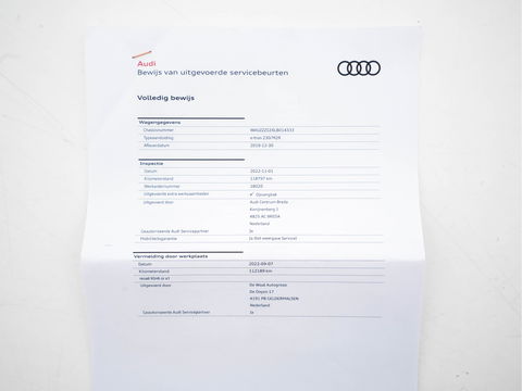 Audi e-tron 50 Quattro Launch-Edition-Plus [ 3-Fase ] (INCL-BTW) *PANO | DIGI-COCKPIT | MILANO-LUXURY-LEATHER | FULL-LED | MEMORY-PACK |  KEYLESS | NAVI-FULLMAP | TOWBAR | SHIFT-PADDLES | COMFORT-SEATS | 20"ALU*