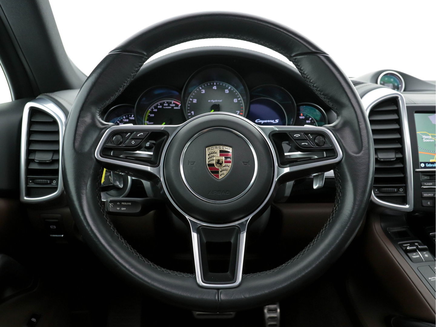 Porsche Cayenne 3.0 S E-Hybrid (model-2016) Aut. *PANO | BI-XENON | FULL-LEATHER | NAVI-FULLMAP | BOSE-SURROUND-AUDIO | AIR-SUSPENSION | ECC | PDC | CRUISE | MEMORY*