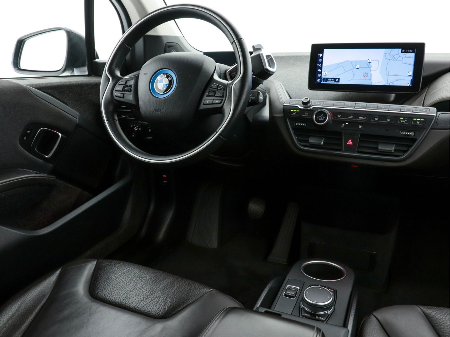 BMW i3 S 120Ah 42 kWh Edition-Road-Style [ 3-Fase ] (INCL-BTW ) Aut * HEAT-PUMP | CCS-FAST-LOADER | STELLAR-FULL-LEATHER | NAVI-FULLMAP | HARMAN/KARDON-SURROUND | FULL-LED | KEYLESS | CAMERA | DAB | DIGI-COCKPIT | CRUISE | COMFORT-SEATS | 20"A