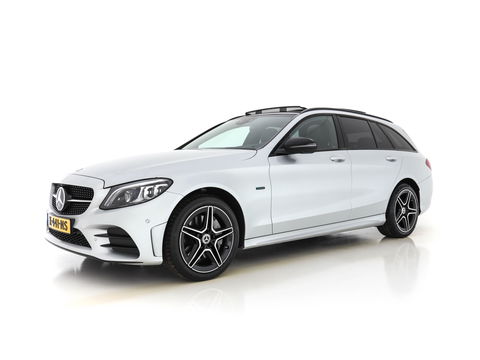Mercedes-Benz C-Klasse Estate 300 e Business-Solution AMG-Limited Business-Plus-Pack Aut. *PANO | LEATHER-ALCANTARA | FULL-LED | NAVI-FULLMAP | SURROUND-VIEW | BLIND-SPOT | PREMIUM-AUDIO | DAB | APP-CONNECT | AMBIENT-LIGHT | DIGI-COCKPIT | SPORT-SEATS | 18"ALU*