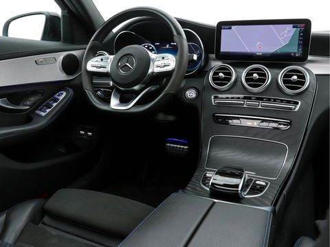 Mercedes-Benz C-Klasse Estate 300 e Business-Solution AMG-Limited Business-Plus-Pack Aut. *PANO | LEATHER-ALCANTARA | FULL-LED | NAVI-FULLMAP | SURROUND-VIEW | BLIND-SPOT | PREMIUM-AUDIO | DAB | APP-CONNECT | AMBIENT-LIGHT | DIGI-COCKPIT | SPORT-SEATS | 18"ALU*