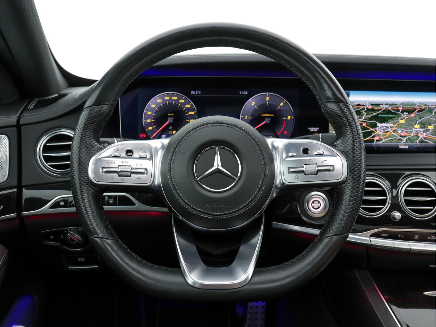 Mercedes-Benz S-Klasse 400d 4-Matic Lang AMG-LINE-PLUS Aut. *PANO | DISTRONIC | BURMESTER-SURROUND | SURROUND-VIEW | KEYLESS | BLIND-SPOT | AIRMATIC | FULL-LEATHER  | FULL-LED | ECC | PDC | MEMORY | VDIGI-COCKPIT | AMBIENT-LIGHTNING*