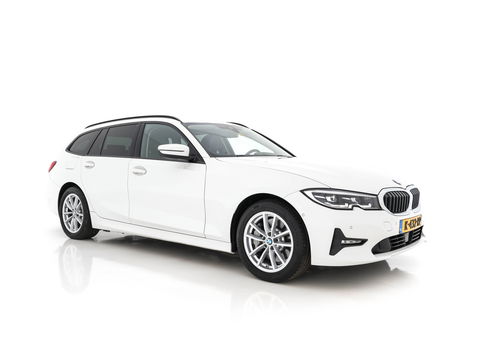 BMW 3 Serie Touring 330e (INCL-BTW) *VERNASCA-FULL-LEATHER | NAVI-FULLMAP | DIGI-COCKPIT | FULL-LED | DAB | ECC | PDC | ADAPTIVE-CRUISE | SPORT-SEATS | 17"ALU*