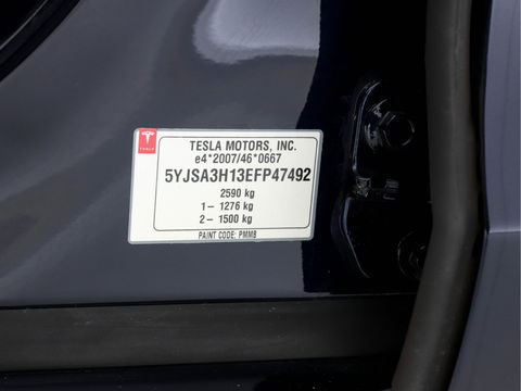 Tesla Model S 85 Base Tech-Pack Sound-Studio-Package [ 3-Fase ] (INCL-BTW) *PANO | KEYLESS | FULL-LEATHER | NAVI-FULLMAP | FULL-LED | CAMERA | DAB | CRUISE | COMFORT-SEATS | 19"ALU*